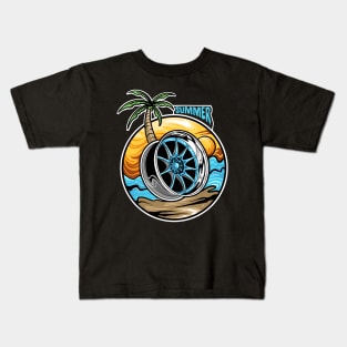 Summer wheel Kids T-Shirt